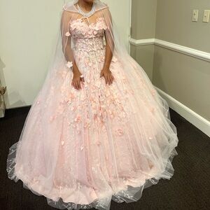 Baby Pink Sweet 15 dress